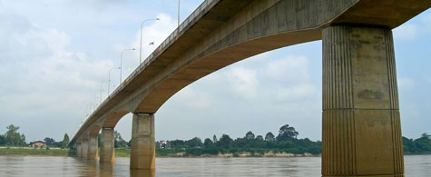 สะพานมิตรภาพไทย ลาว อ.เมือง จ.หนองคาย